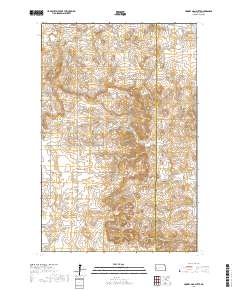 Hungry Man Butte 2017 topographic map thumbnail