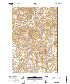 Keever Butte 2018 topographic map thumbnail