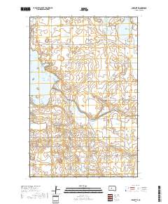 Lake Nettie 2018 topographic map thumbnail