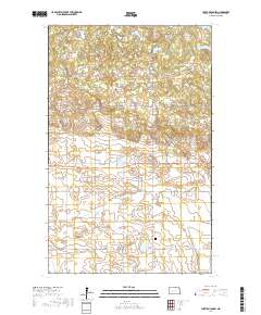 Lake Upsilon SW 2017 topographic map thumbnail