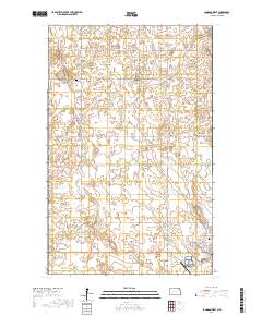 Langdon West 2017 topographic map thumbnail