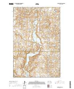 Lostwood Lakes 2017 topographic map thumbnail