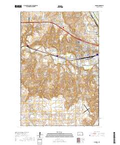 Mandan 2017 topographic map thumbnail