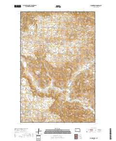 Mandaree NE 2018 topographic map thumbnail