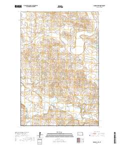 Marshall NW 2017 topographic map thumbnail