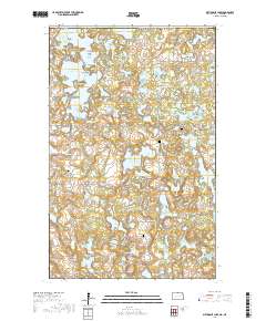 Metigoshe Lake 2017 topographic map thumbnail
