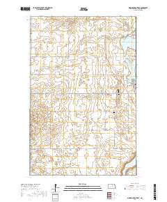 Minnewaukan West 2017 topographic map thumbnail