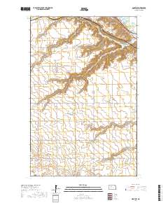 Minot NW 2017 topographic map thumbnail