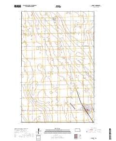 Mohall 2017 topographic map thumbnail