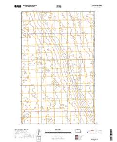 Mohall SW 2017 topographic map thumbnail