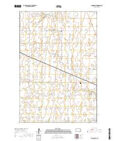 Monango NW 2017 topographic map thumbnail