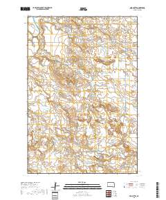 Mud Buttes 2018 topographic map thumbnail