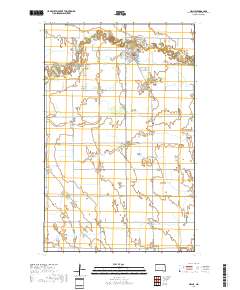 Neche 2017 topographic map thumbnail