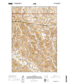 North Almont 2017 topographic map thumbnail