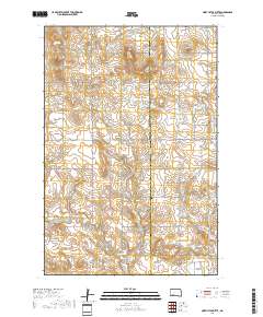 North Star Butte 2018 topographic map thumbnail