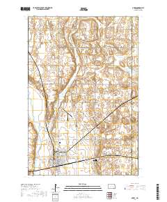 Oakes 2017 topographic map thumbnail