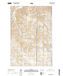 Odland Dam 2017 topographic map thumbnail