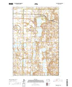 Pleasant Lake 2017 topographic map thumbnail