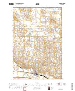 Richardton 2018 topographic map thumbnail