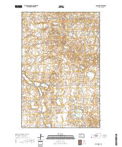 Rush Lake 2018 topographic map thumbnail