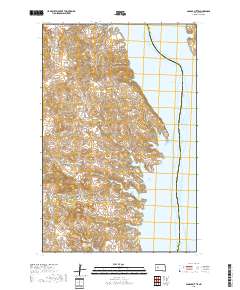 Saddle Butte 2018 topographic map thumbnail