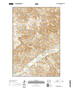 Schaffner Creek NE 2018 topographic map thumbnail