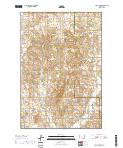 Schell Buttes SW 2018 topographic map thumbnail