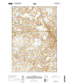 Senior Lake 2017 topographic map thumbnail