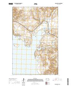 Shell Creek Bay 2017 topographic map thumbnail