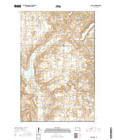 Shell Lake 2017 topographic map thumbnail
