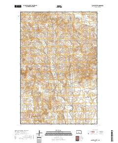 Solberg Butte 2018 topographic map thumbnail