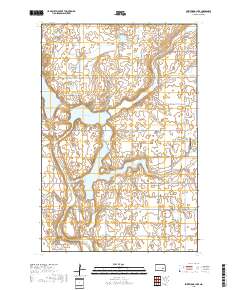 Spiritwood Lake 2018 topographic map thumbnail