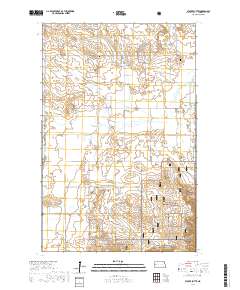 Stocke Butte 2017 topographic map thumbnail