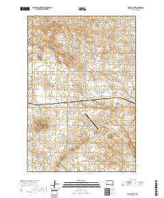 Talbot Butte 2018 topographic map thumbnail