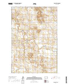 Taylor Butte 2017 topographic map thumbnail