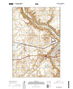 Valley City West 2017 topographic map thumbnail