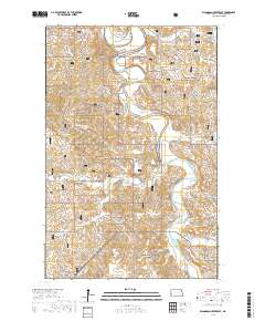 Wannagan Creek East 2017 topographic map thumbnail