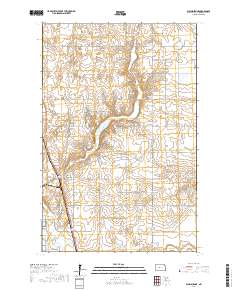 Washburn NE 2017 topographic map thumbnail
