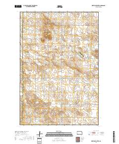 Whetstone Buttes 2018 topographic map thumbnail