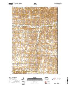 White Butte NW 2018 topographic map thumbnail