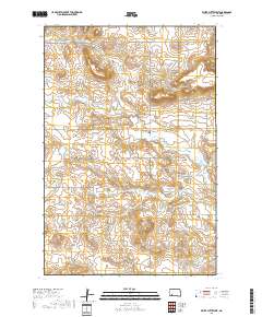 White Butte West 2018 topographic map thumbnail