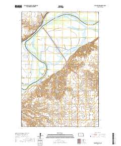 Williston SW 2017 topographic map thumbnail