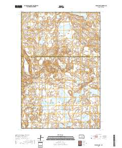 Willow Lake 2018 topographic map thumbnail