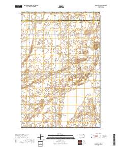 Wimbledon NE 2018 topographic map thumbnail