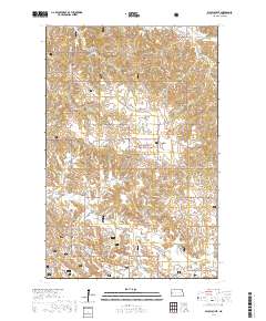 Wolf Coulee 2017 topographic map thumbnail