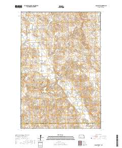 Almont East 2017 topographic map thumbnail