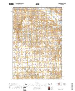 Almont West 2018 topographic map thumbnail
