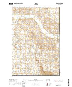 Barren Butte 2017 topographic map thumbnail