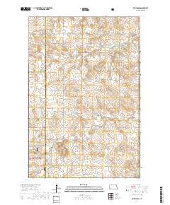 Belfield SW 2017 topographic map thumbnail