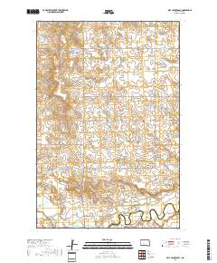 Bell Coulee East 2018 topographic map thumbnail